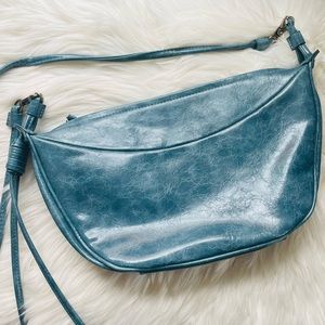 ANTHROPOLOGIE Blue Lucie Crossbody Bag